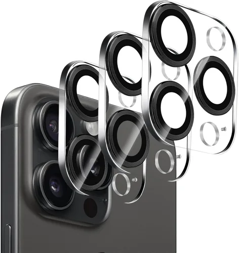Vista 160 de Dengduoduo Paquete de 3 protectores de lente de cámara de vidrio templado para iPhone 15 de 6.1 pulgadas y para iPhone 15 Plus de 6.7 pulgadas