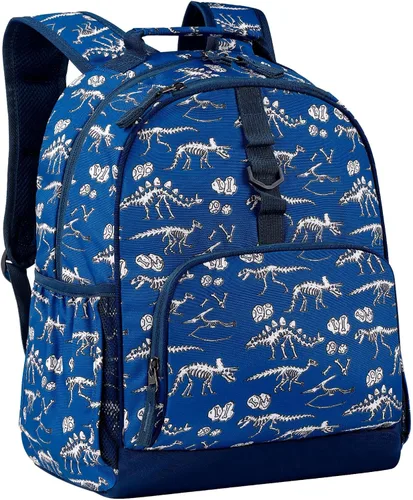 Vista 6 de Choco Mocha Mochila de jardín de infantes de 15 pulgadas para niños, negro(Dinosaur-Black), Escuela