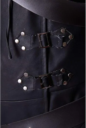 Vista 6 de Traje para cosplay de Jon Snow, de Game of Thrones Night's Watch, marca Sidnor GoT.