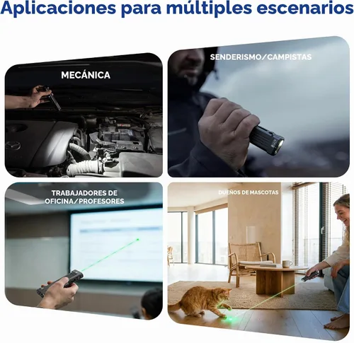 Vista 9 de WUBEN Linterna X5 recargable, 1300 lúmenes linterna brillante 6 modos Negro