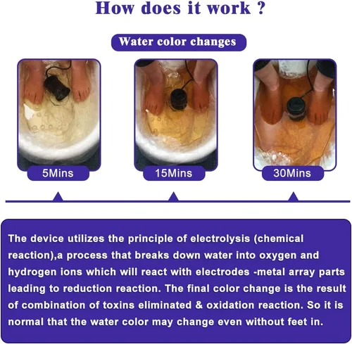 Vista 5 de Máquina de baño de pies con desintoxicación iónica, máquina iónica de desintoxicación de pies, spa de pies, limpieza de células acuáticas, regalo