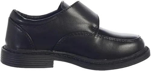 Vista 3 de Lito Zapatos de vestir mate para niños con correa de velcro