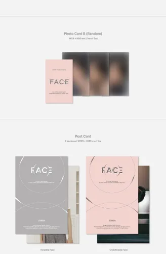 Vista 4 de BTS Jimin FACE 1er álbum en solitario versión aleatoria PhotoBook+4p PhotoCard+1p Postal+1p Postal grande+Seguimiento sellado