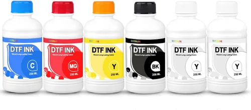 Vista 8 de DTF Ink 1000ML 1 paquete de recarga de tinta digital de inyección de tinta de base de agua premium para impresoras directas a película con cabezal