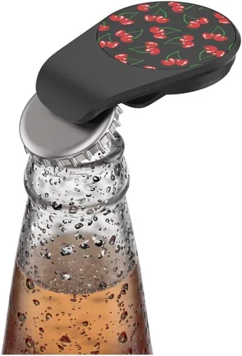 Vista 3 de PopSockets PopGrip Opener: agarre intercambiable y abridor de botellas para teléfonos y tabletas - Cherry Bomb