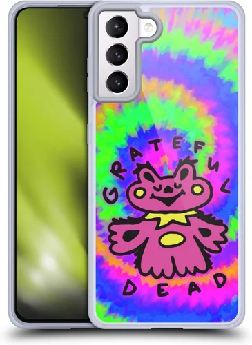 Vista 326 de Head Case Designs Funda de gel con licencia oficial de Grateful Dead Bear Trends [protección de grado militar] compatible con Google Pixel 3