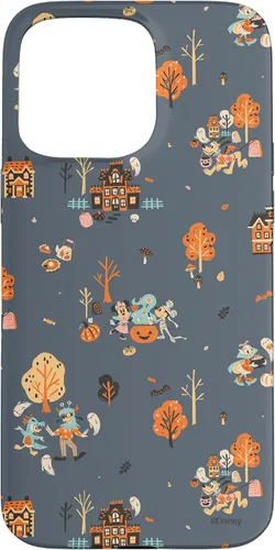 Vista 28 de iPhone 16 Disney Mickey Mouse & Pals Spooky Cute Halloween Scenes Case