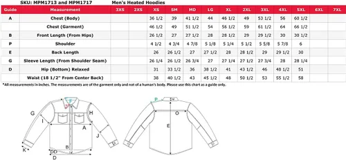 Vista 5 de Nexgen Heat LXM1713SET - Sudadera con capucha y cremallera frontal para hombre (batería recargable incluida)
