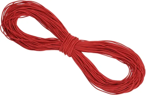 Vista 8 de PATIKIL Cuerda elástica elástica de 109 yardas (328.1 ft), cuerda elástica pesada de 0.059 in, albaricoque para manualidades, correas de gancho