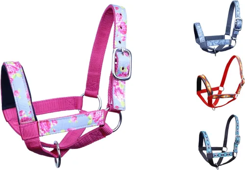 Vista 5 de Tahoe Tack Cuello halter de llama con revestimiento de nailon con banda nasal acolchada
