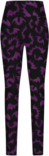 Vista 5 de Pantalones de Halloween para mujer, diseño de calavera, de cintura alta, elásticos, cálidos, medievales, para fiesta de disfraces, leggings