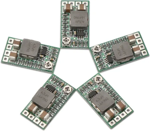 Vista 7 de DROK 1.8V/2.5V/3.3V/12V/9V/5V Regulador Buck Convertidor Ajustable Paquete Verde