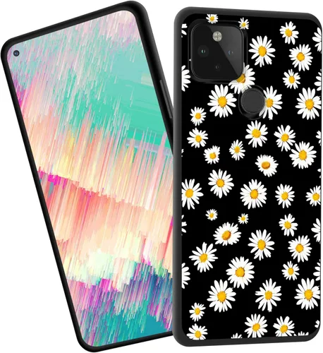 Vista 46 de Funda delgada para Google Pixel 4 XL, funda delgada de silicona de TPU suave a prueba de golpes para Google Pixel 4 XL, cruz negra