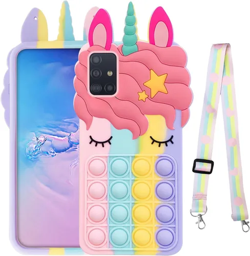 Vista 16 de Nancheng Rainbow - Funda para Samsung Galaxy A05 Galaxy A05-Rainbow