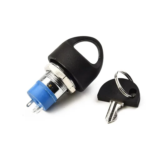 Vista 8 de Interruptor de encendido con llave, repuesto para scooter de movilidad, interruptor de encendido y apagado con 2 llaves para orgullo