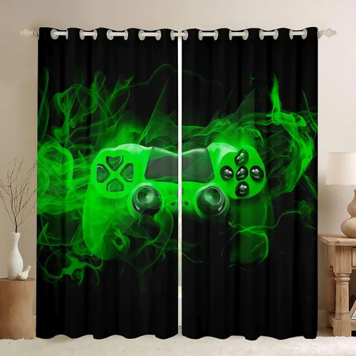 Vista 34 de Cortinas Opacas con Estampado de Piel de Vaca 30%-50% Cortinas Oscurecedoras de Piel de Animal de Granja Occidental para Dormitorio Sala de Estar