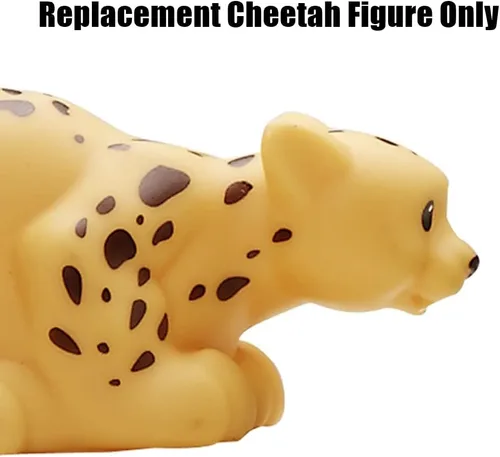 Vista 3 de Pieza de repuesto para la colección de animales del zoológico de Fisher-Price Little People - DKN66 ~ Figura de guepardo de repuesto