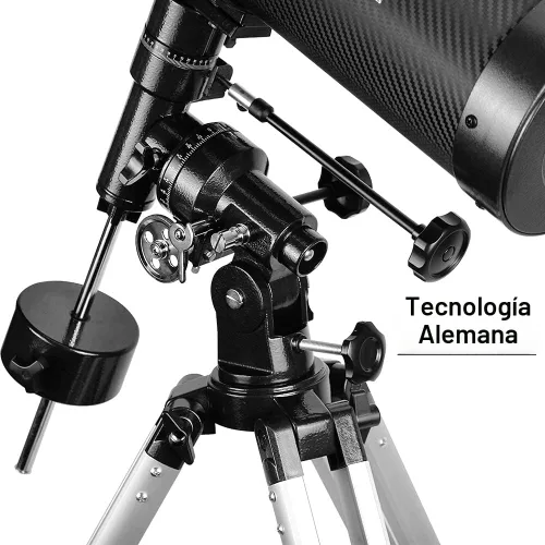 Vista 3 de Telescopio 130EQ Reflector Newtoniano para Adultos, Telescopios Profesionales para Astronomía, Incluye Lente Barlow 1.5X, Adaptador para Smartphone