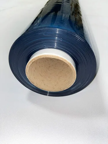 Vista 3 de Vinilo marino transparente calibre 20, doble pulido, 54 pulgadas de ancho por 5 yardas