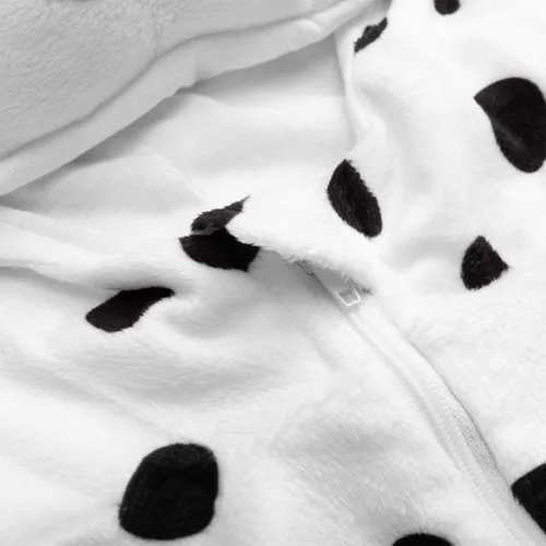 Vista 9 de HollyHOME Mameluco para bebé, disfraz de cachorro de dálmatas, disfraz de cosplay – Mono de una pieza para perro pequeño