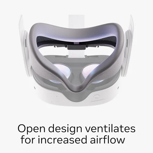 Vista 2 de Meta Quest 3S Breathable Facial Interface — Works with Meta Quest 3S — Increases Comfort — Installs in Seconds