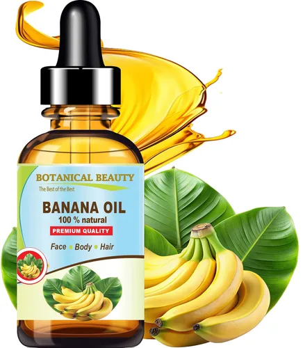 Vista 2 de Botanical Beauty Aceite de plátano 100% natural puro, virgen, sin refinar, aceite portador prensado en frío para cara, piel, cabello, labios, uñas