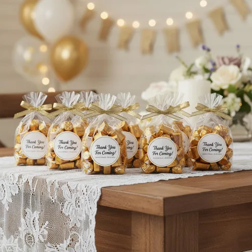 Vista 4 de Nuggets - Caramelo y almendras a granel 90 piezas - Nuggets de chocolate con leche envueltos individualmente - Caramelo extra cremoso de caramelo