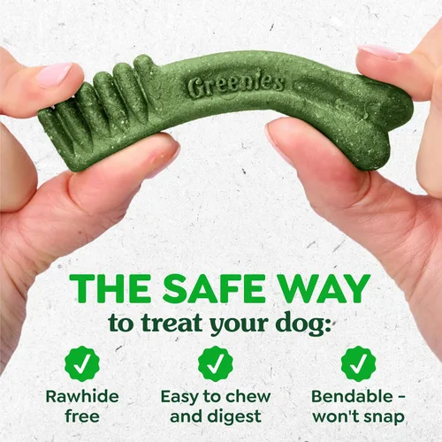 Vista 8 de Greenies Golosinas dentales naturales para perros adultos recomendadas por veterinarios, tamaño pequeño, sabor original, paquete de 3 onzas, 5
