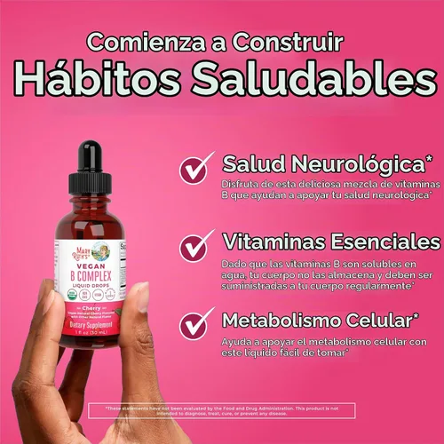 Vista 5 de MaryRuth Organics Complejo de Vitamina B Complejo de Vitaminas B Biotina Vitamina B12 Niacina Folato Suplemento de Apoyo Metabólico