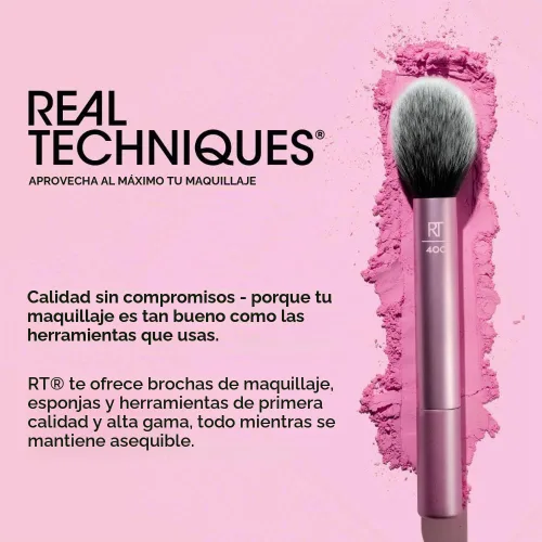 Vista 11 de Real Techniques Miracle Brush - Paleta limpiadora de brochas de maquillaje para limpieza profunda, uso con champú de brochas de maquillaje, crestas