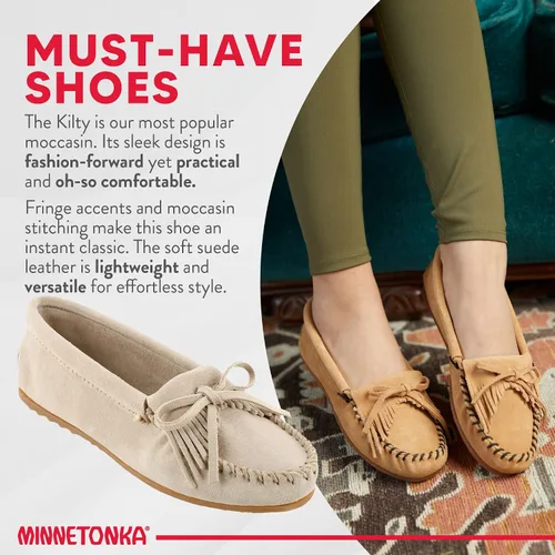 Vista 3 de Minnetonka Kilty Mocasines de suela dura para mujer