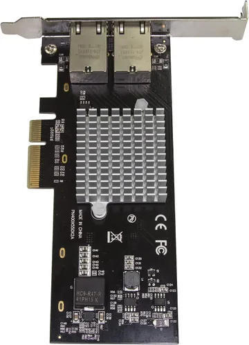 Vista 3 de StarTech Tarjeta de red PCIe de doble puerto 10G, adaptador, NBASE-T (ST10GPEXNDPI)