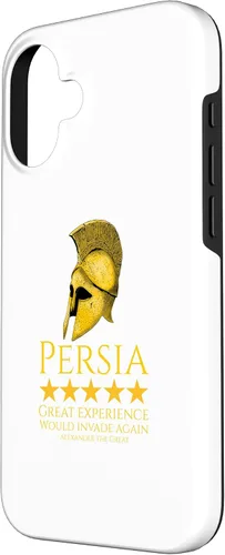 Vista 2 de iPhone 16 Alexander The Great - Persia - Ancient Greek History Meme Case