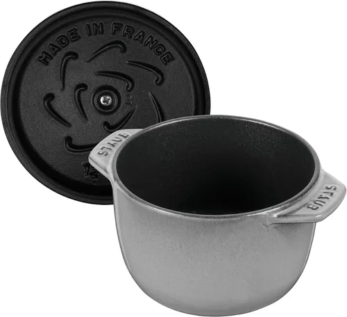 Vista 3 de Staub Horno Petite Francés de hierro fundido, gris grafito Gris (Graphite Grey)