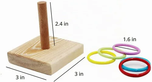 Vista 2 de Juguete de entrenamiento de inteligencia de loro LAIYOHO
