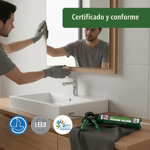 Vista 5 de Adhesivo de espejo CS-4300, bajo olor, compatible con COV