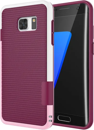 Vista 14 de Jeylly Funda para Galaxy S7, [3 colores] Slim Hybrid Impact Rugged Soft TPU Negro