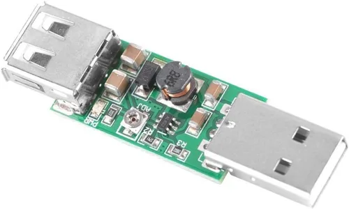 Vista 3 de Módulo convertidor Boost, ajustable de 5 V a 6-15 V DC-DC Step-Up Fuente de alimentación compacta y duradera para proyectos de electrónica DIY