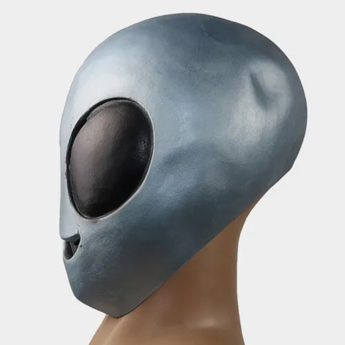 Vista 5 de Disfraz de cabeza de alienígena para fiesta de disfraces de Halloween