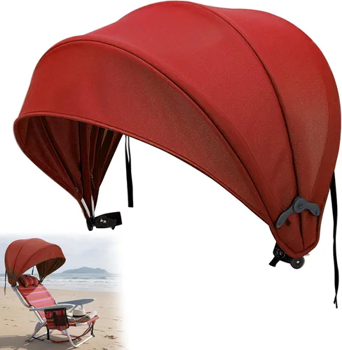 Vista 11 de [Usado] DaisyInner Silla de playa, sombrilla plegable extra grande, con abrazadera ajustable para playa, camping, pesca, sala de estar al aire libre