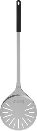 Vista 9 de ooni Pala Giratoria para Pizza - Pala para Pizza Perforada de Aluminio de 7 Pulgadas, Volteador de Pizza de Metal Ligero con Mango Largo