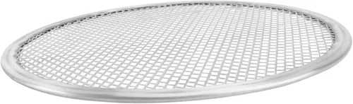 Vista 10 de KICHOUSE Juego de utensilios de cocina para pizza con agujeros, herramientas para asar a la parrilla de acero inoxidable, bandeja de malla metálica