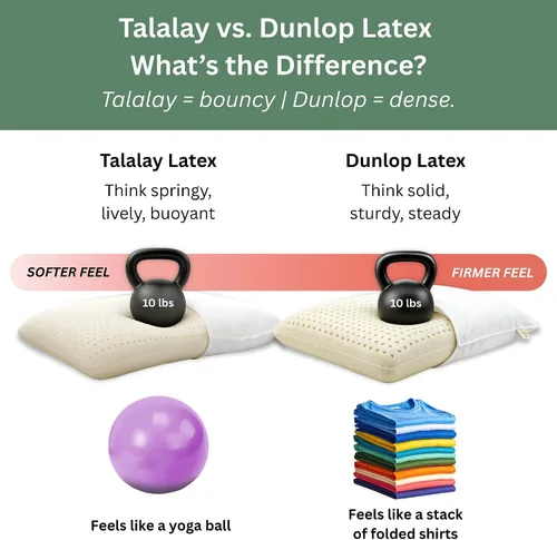 Vista 5 de All Natural almohada de látex con cubierta de algodón orgánico