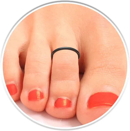 Vista 7 de Anillos para dedos redondos y planos - Oro, Plata, Negro