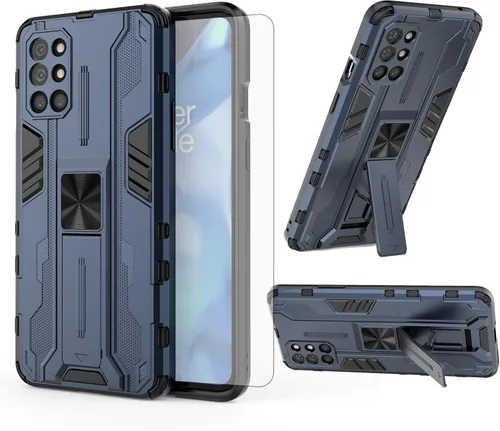 Vista 11 de Asuwish Funda para teléfono OnePlus 8T OnePlus8T Plus 9R 5G con protector de pantalla de vidrio templado y Slim Stand Cell One Plus8T5G On + 1 Plus
