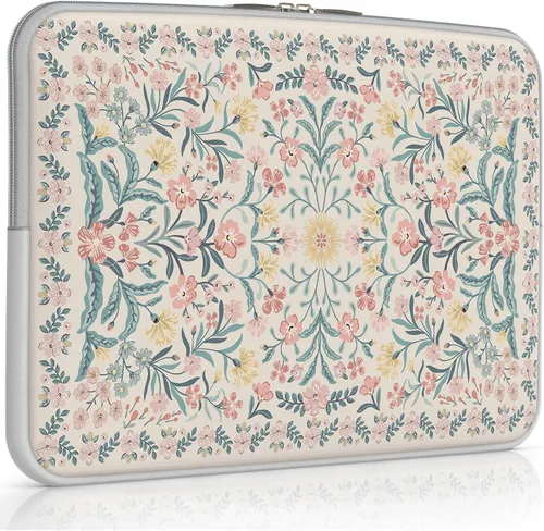 Vista 13 de iCasso - Funda para MacBook Air de 13 a 13.6 pulgadas, M5-M1, color marrón Rompecabezas marrón