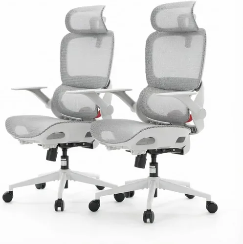 Vista 12 de SIHOO Silla de oficina B100, cómoda silla de oficina ergonómica, silla de computadora con soporte lumbar adaptable y reposacabezas ancho