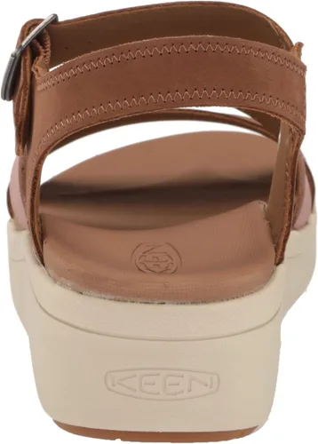 Vista 3 de KEEN Women's Ellecity Backstrap Open Toe Adjustable Comfortable Platform Wedge Sandal