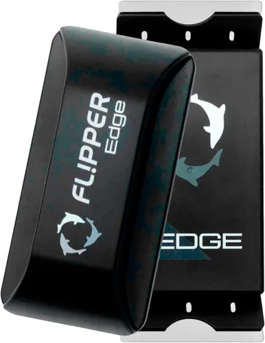 Vista 11 de FLIPPER EDGE MAX - Limpiador magnético 2 en 1 para tanques de vidrio y acrílico de hasta 1 pulgada (0.945 in) de grosor, diseño de doble hoja