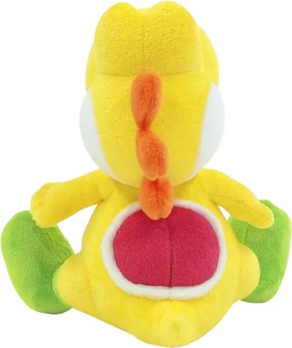 Vista 3 de Little Buddy 1220 Super Mario All Star Collection - Peluche amarillo Yoshi, 7 pulgadas